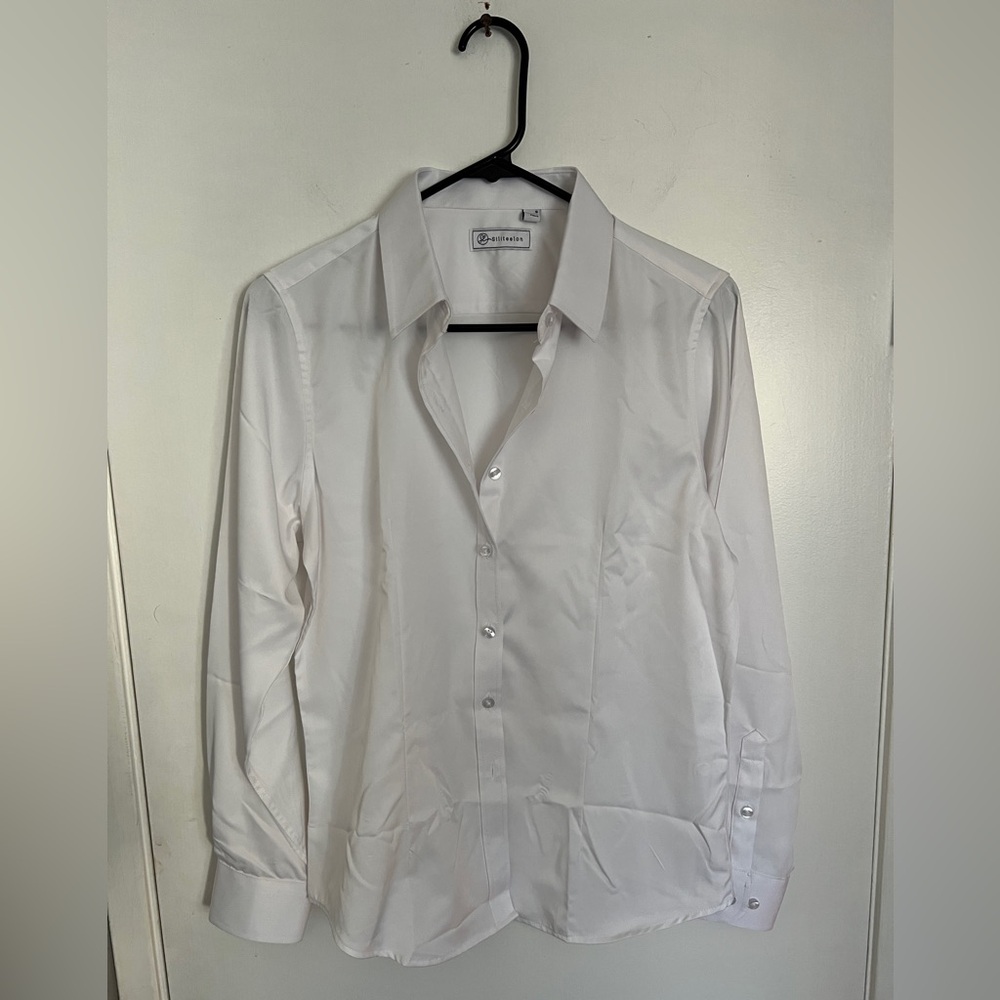 Siliteelon White Dress Shirt - Size S